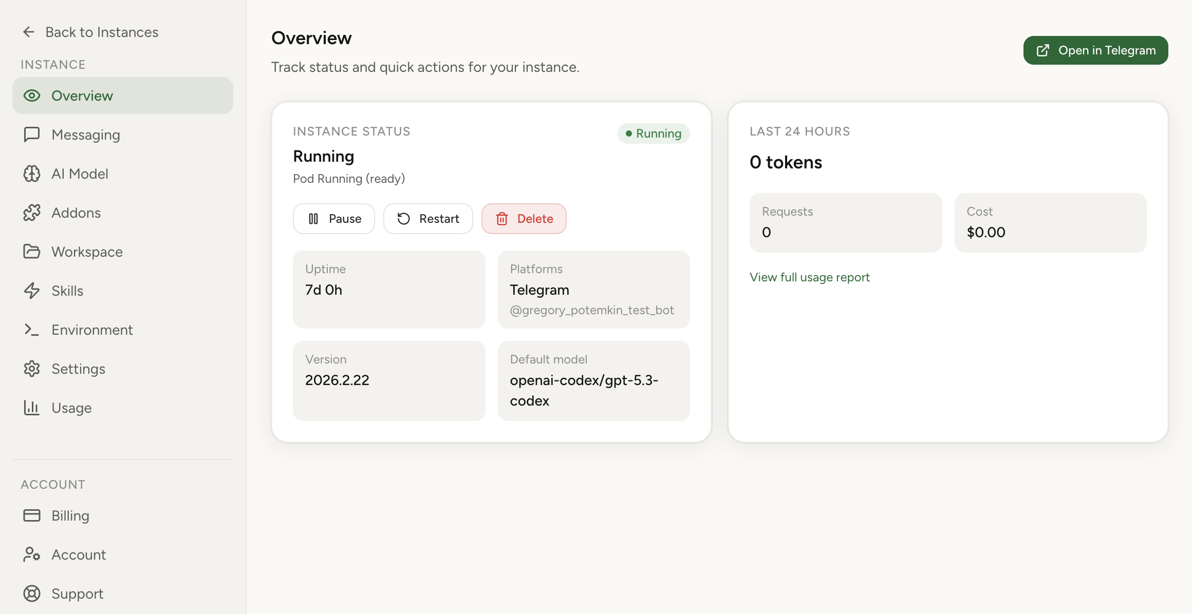 Built-In Package Managers screenshot from OpenClaw Setup dashboard (light theme)